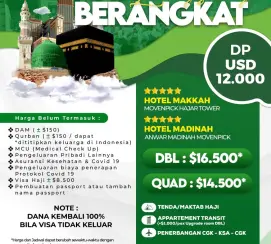 Haji Haji Khusus Langsung Berangkat